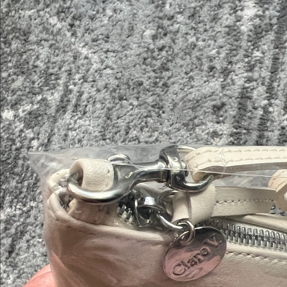 Clare V Lune Cream Studded Shoulder Bag - New in Packaging Never Opened - Picture 17 of 17